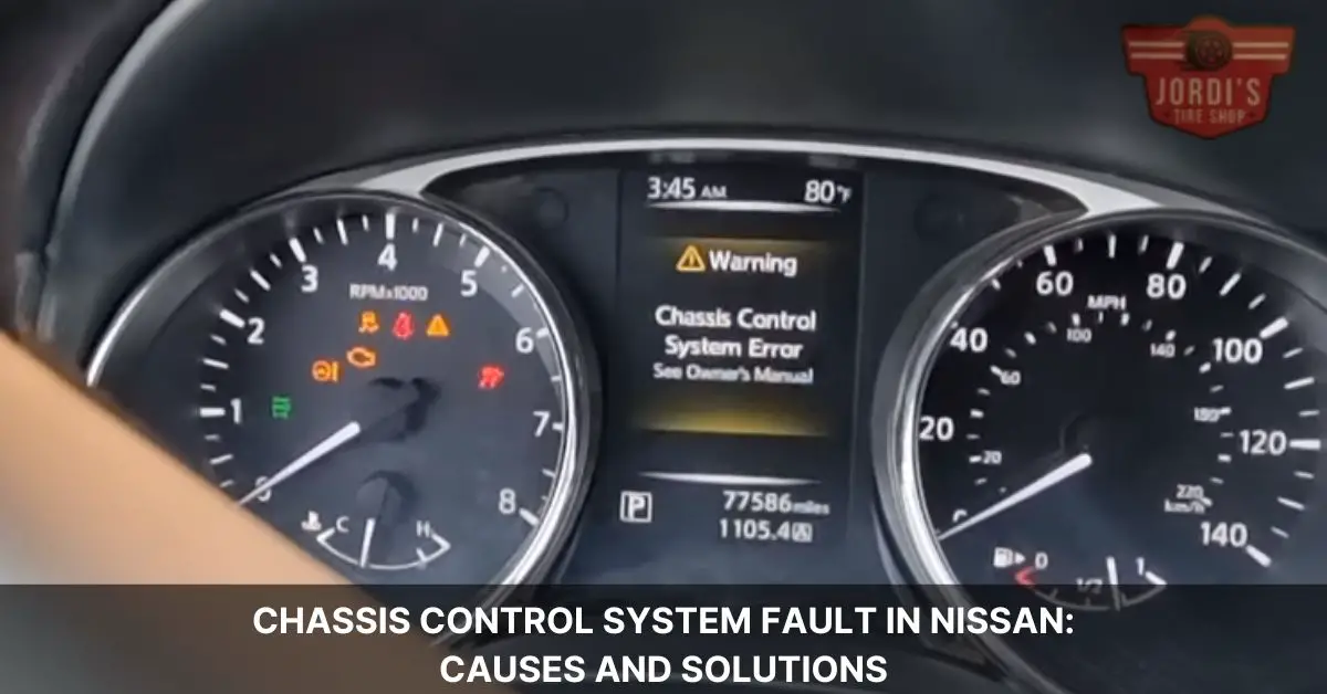 chassis control system fault nissan