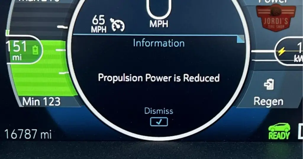 Common Causes of Reduced Volt Propulsion Power