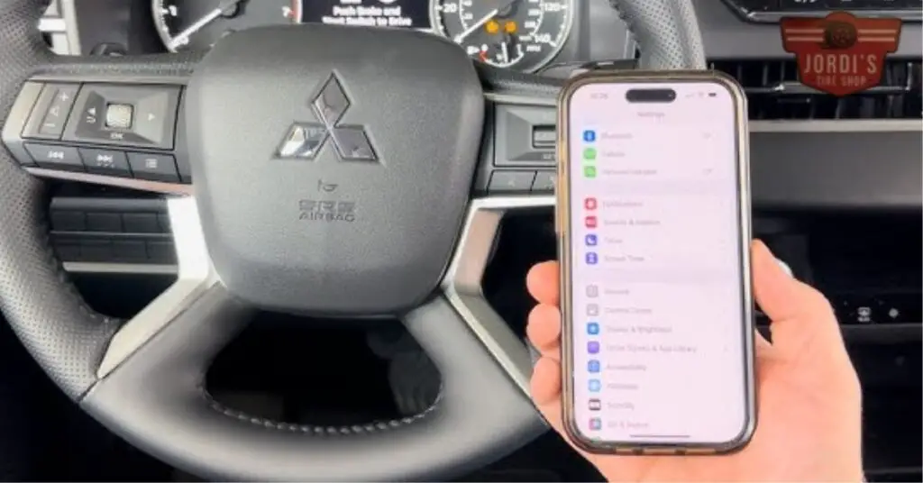 Preparing to Connect Bluetooth to Mitsubishi Outlander