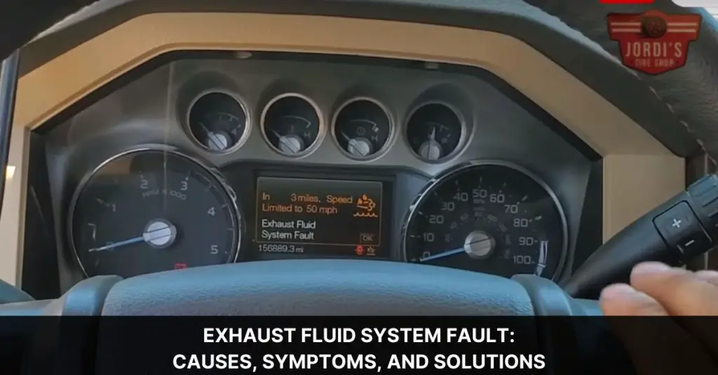 Fixing Exhaust Fluid System Fault Tips for Optimal Vehicle Performance
