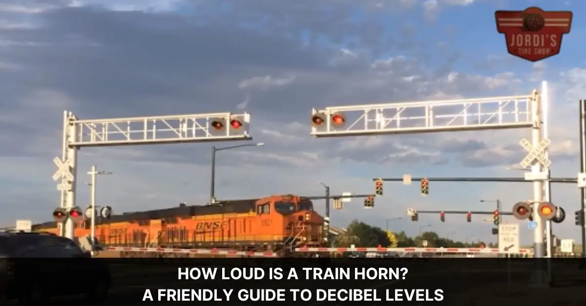 how loud is a train horn