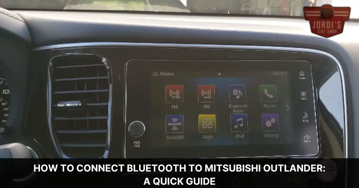 how to connect bluetooth to mitsubishi outlander