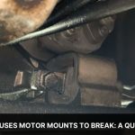 what causes motor mounts to break