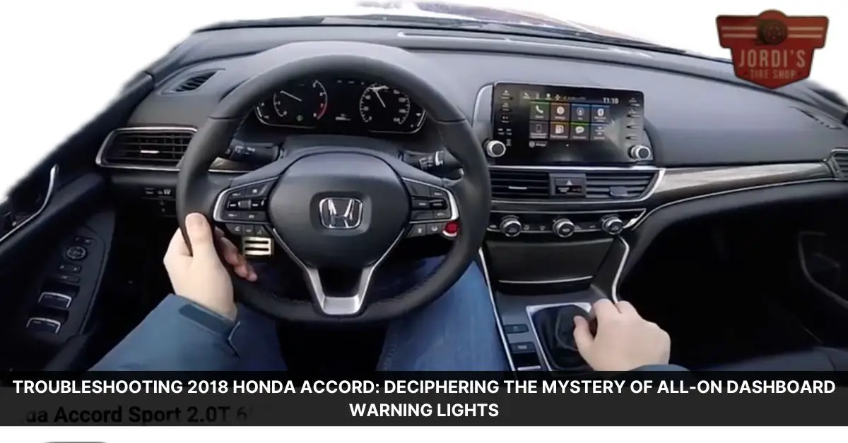 2018 honda accord all warning lights on