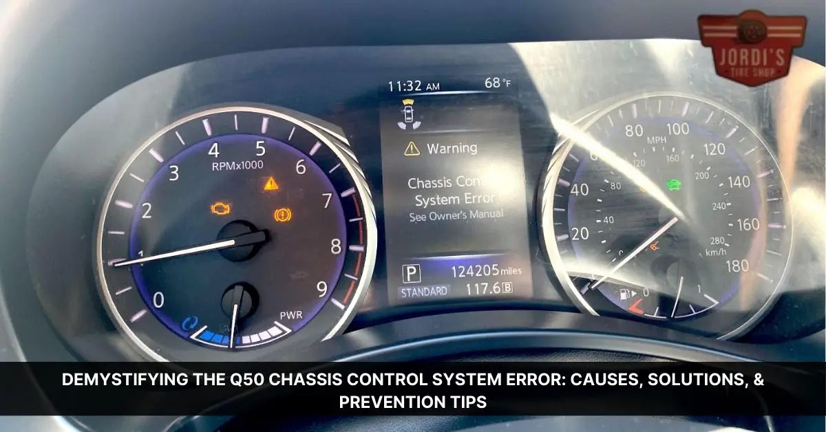 Chassis Control System Error Q50