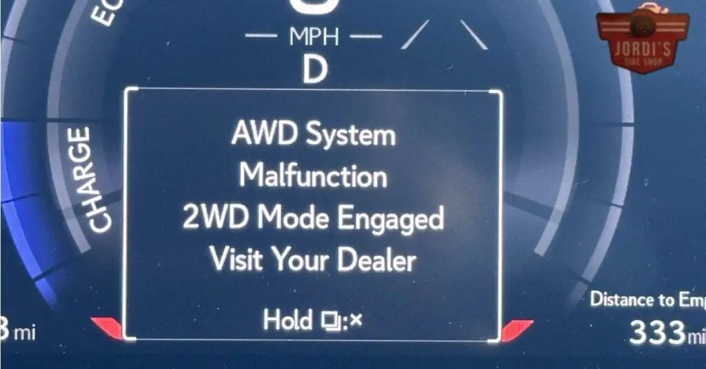 Dealing with AWD System Malfunction