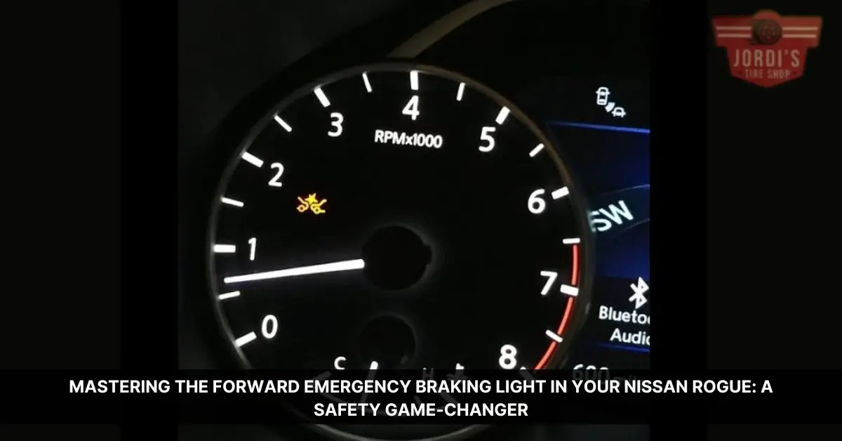 Forward Emergency Braking Light Nissan Rogue