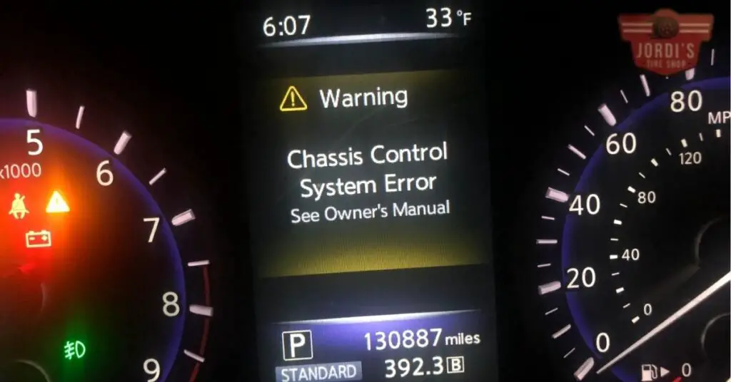 The Common Chassis Control System Errors in Q50