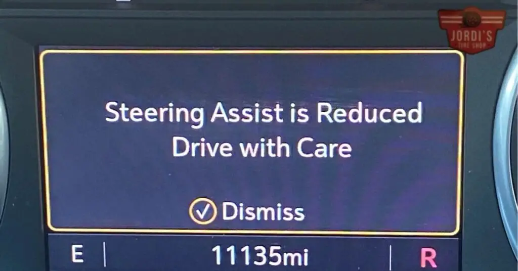 Understanding “Steering Assist Is Reduced”