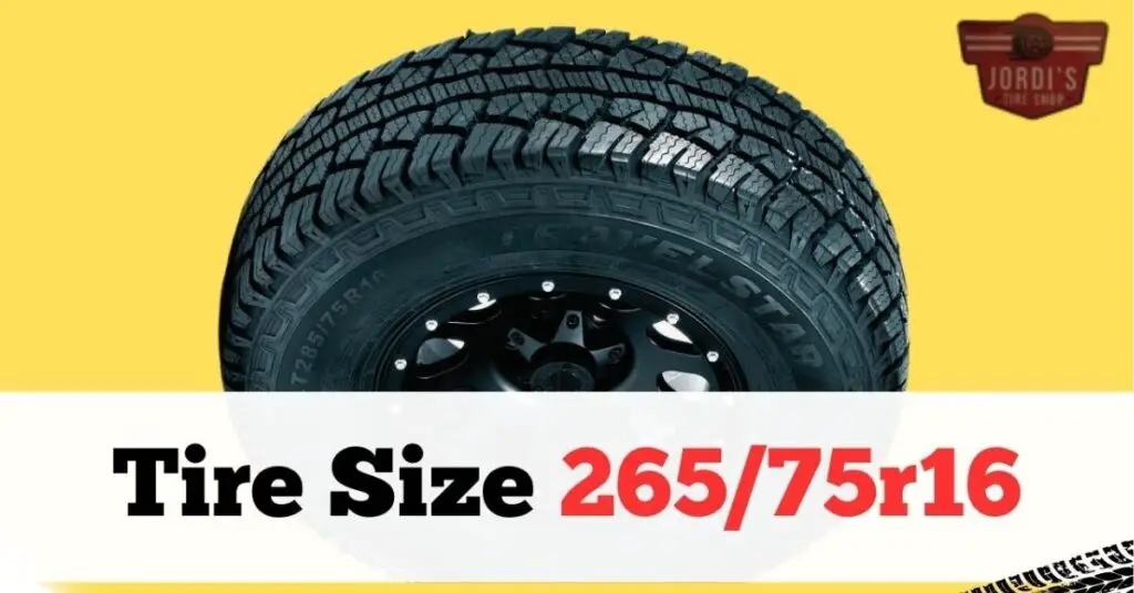 Understanding the Meaning of 265 75r16 Inches