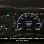 acc fcw unavailable service required jeep