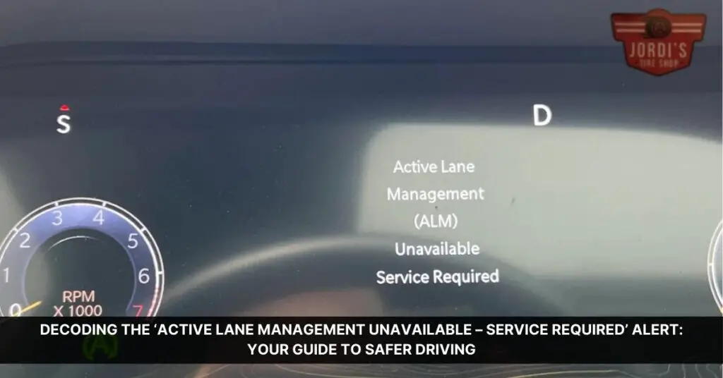 Decoding the 'Active Lane Management Unavailable Service Required