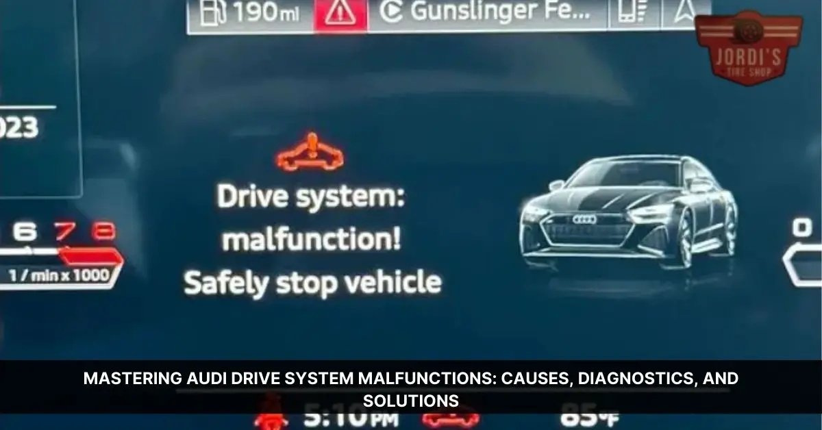 drive system malfunction audi