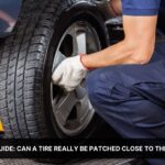 how close to sidewall can a tire be patched