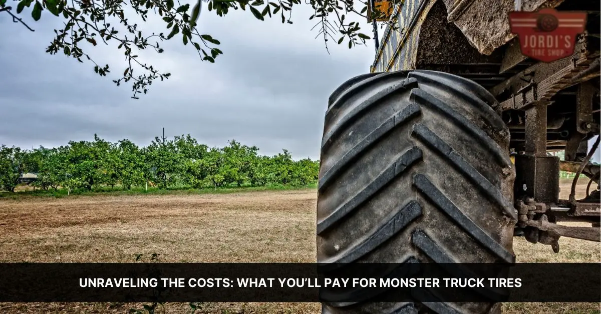 how much do monster truck tires cost