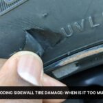 how much sidewall tire damage is too much