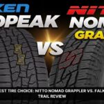 nitto nomad grappler vs falken wildpeak at trail