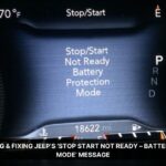 stop start not ready battery protection mode jeep