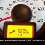 what is honda b13 service code