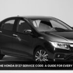 what is honda b137 service code