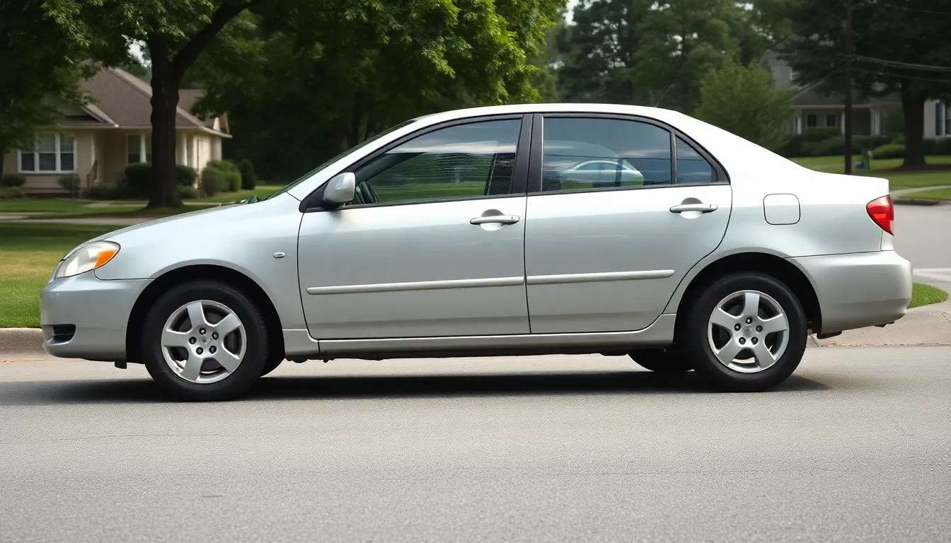 03 toyota corolla tire size