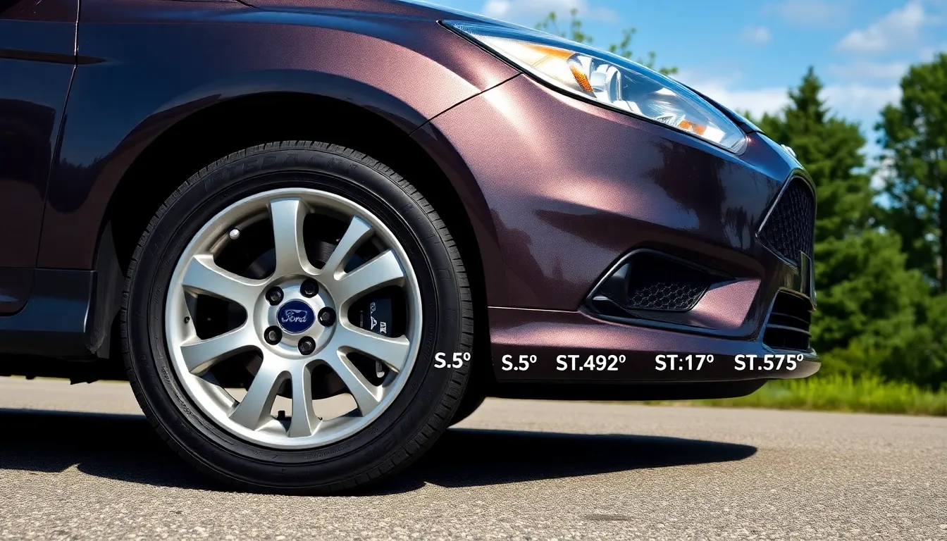 2016 Ford Focus Tire Size Guide: Complete Chart for All Trims & Replacements 3 1 2016 ford focus tire size