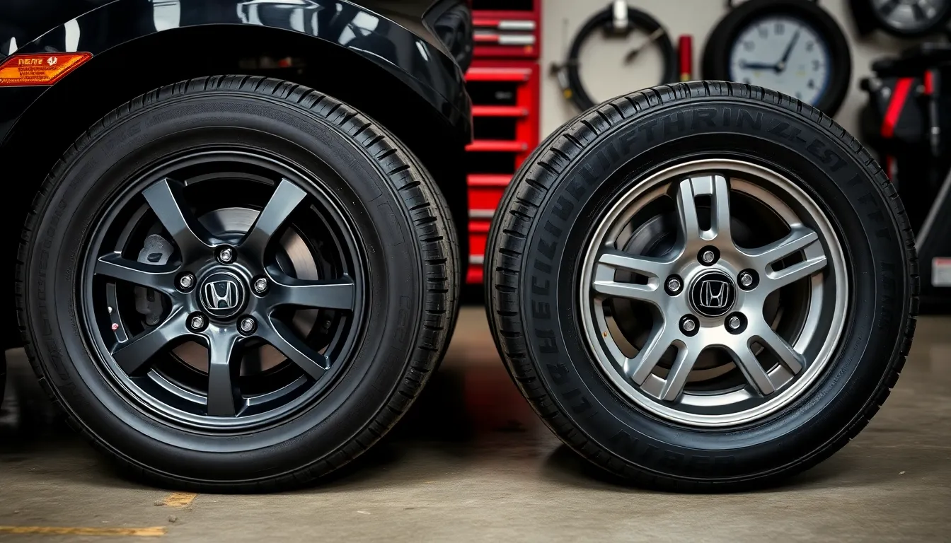 1 2017 honda civic tire size