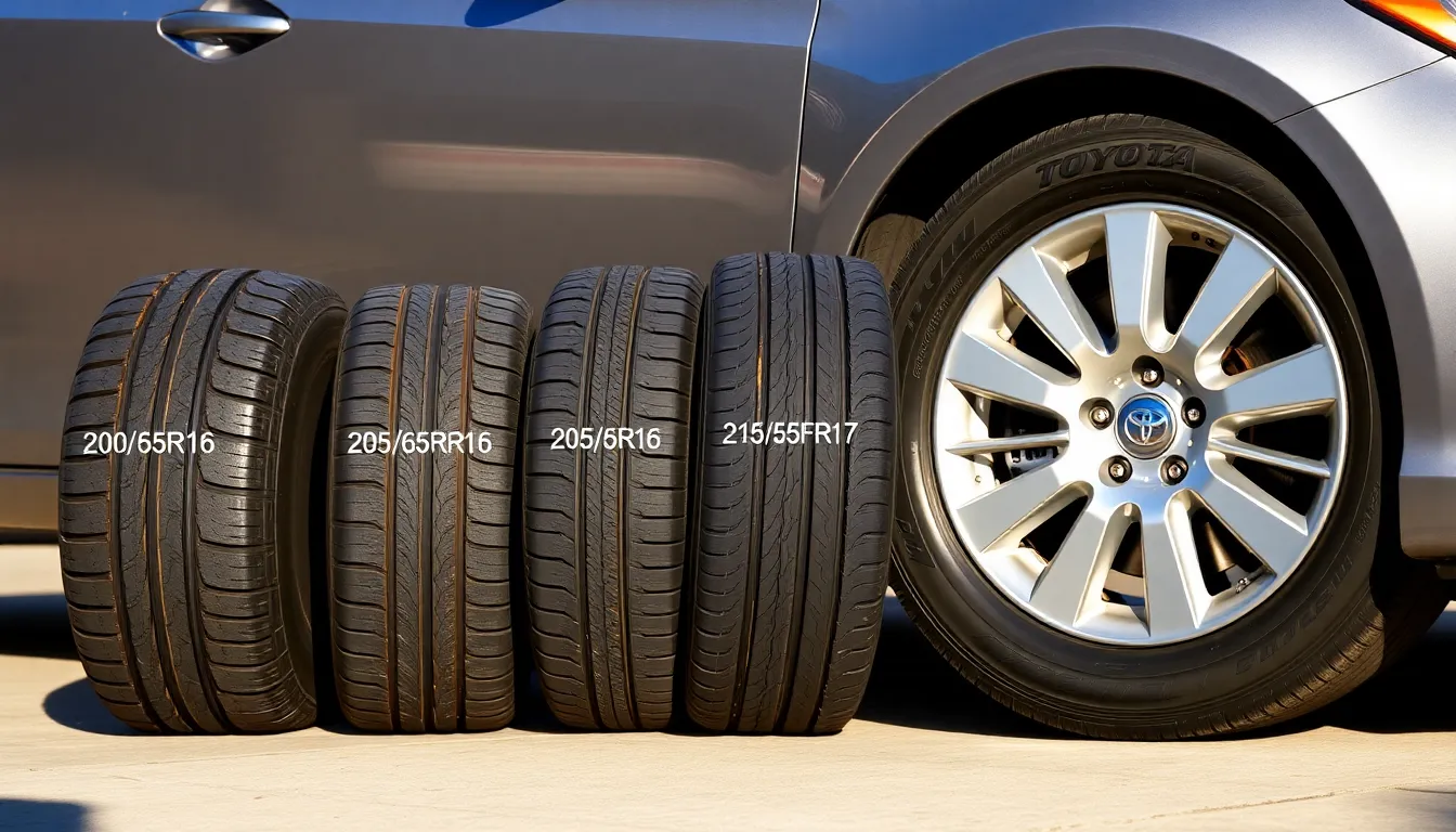 2014 toyota camry tire size