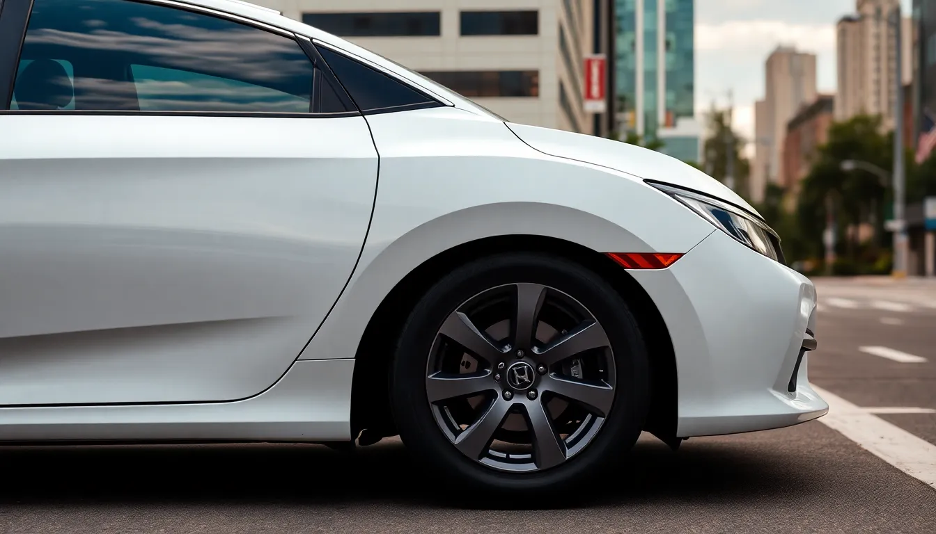 2017 honda civic tire size