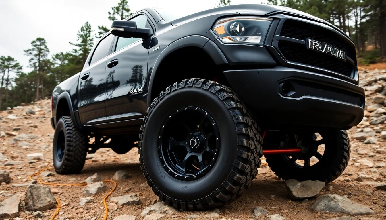 2 2017 ram 1500 tire size