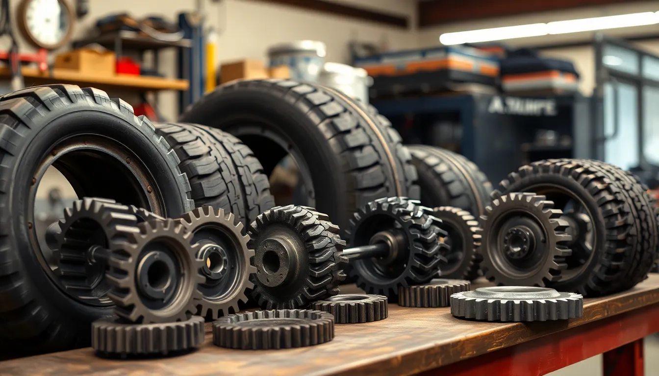 2 axle ratio to tire size chart