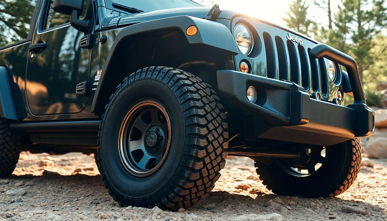 Jeep Wrangler Stock Tire Size Guide: Complete Specs by Model Year (2025) 4 2 jeep wrangler stock tire size