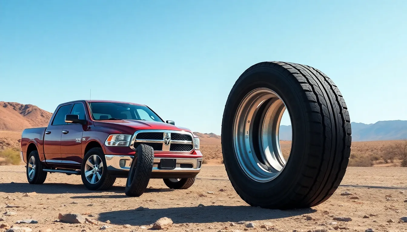 2013 Dodge Ram 1500 Tire Size Guide: Factory Specs & Upgrade Options 4 2 tire size on 2013 dodge ram 1500