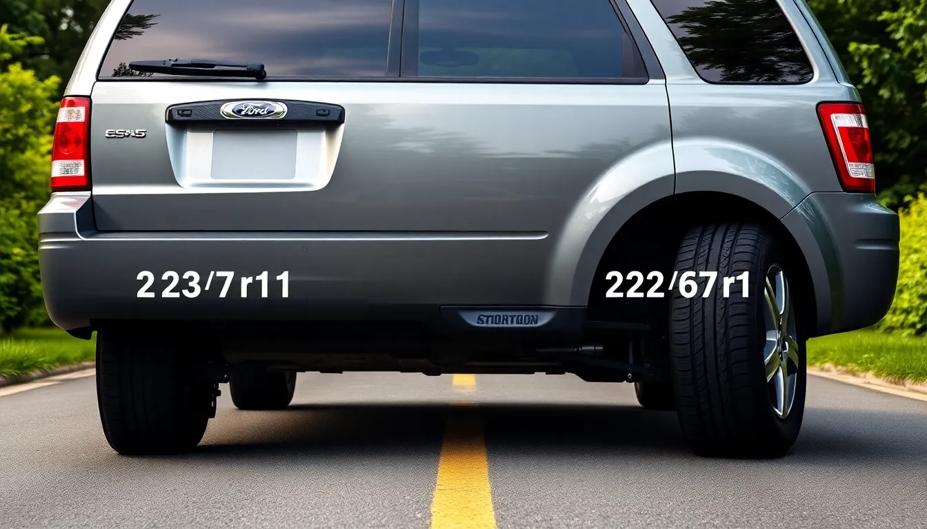 2008 Ford Escape Tire Size: Complete Guide to OEM Specs & Best Replacements 6 4 2008 ford escape tire size