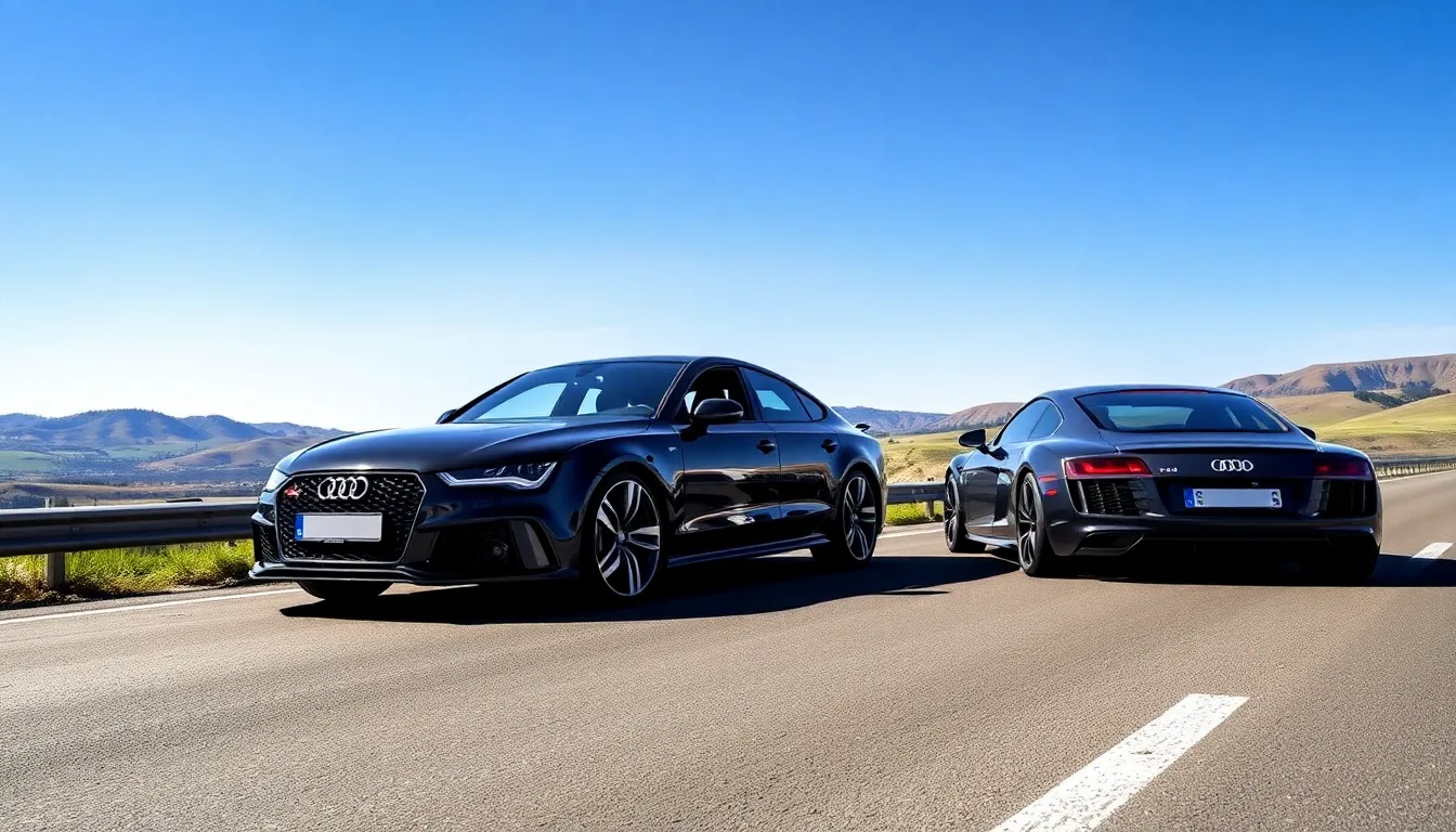 Audi RS7 vs R8: Which High-Performance Beast Wins in 2025? (Complete Comparison) 6 4 audi rs7 vs r8