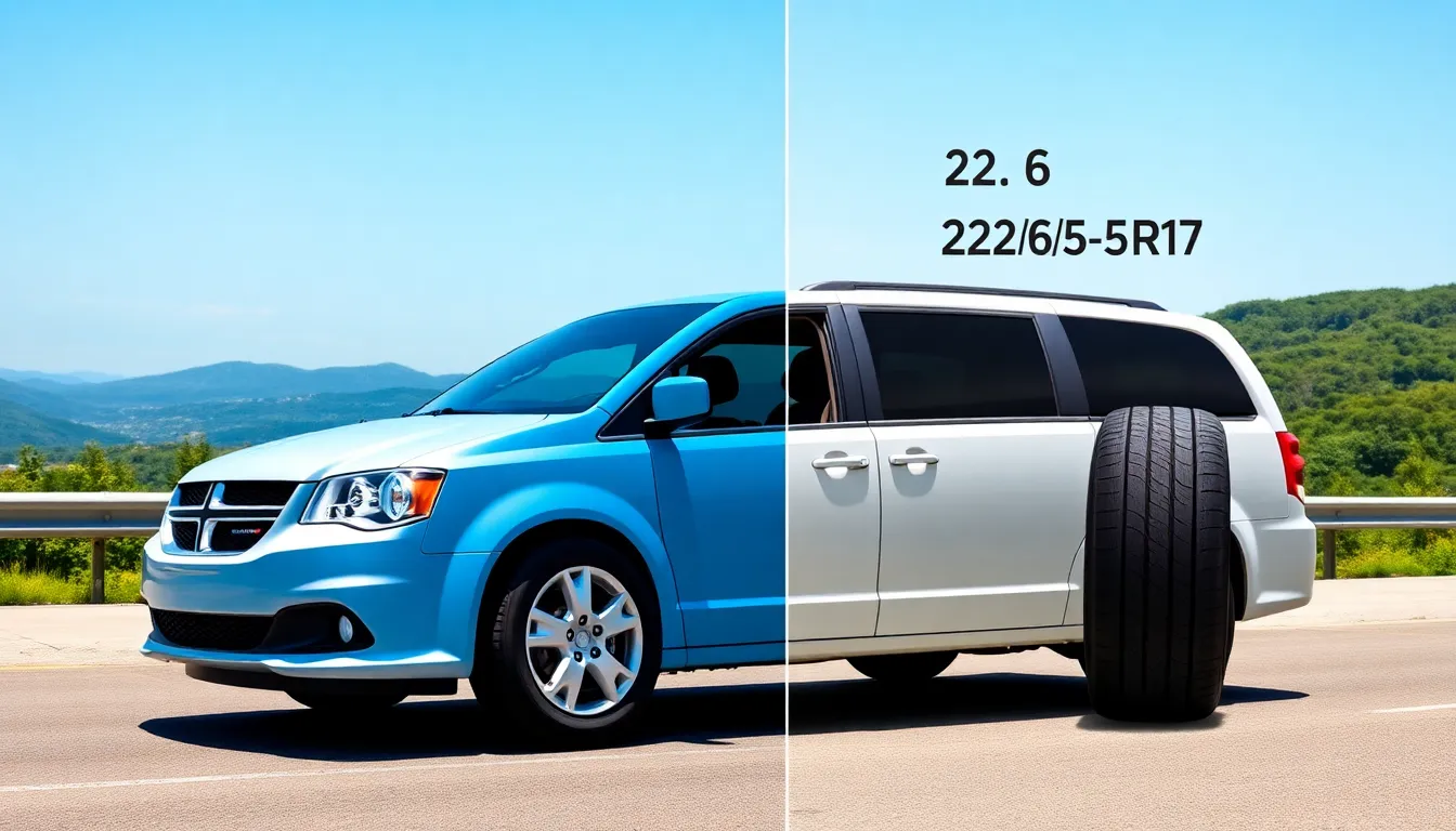 2016 Dodge Grand Caravan Tire Size Guide: Complete P225/65R17 Specs & Alternatives 6 4 tire size for 2016 dodge grand caravan