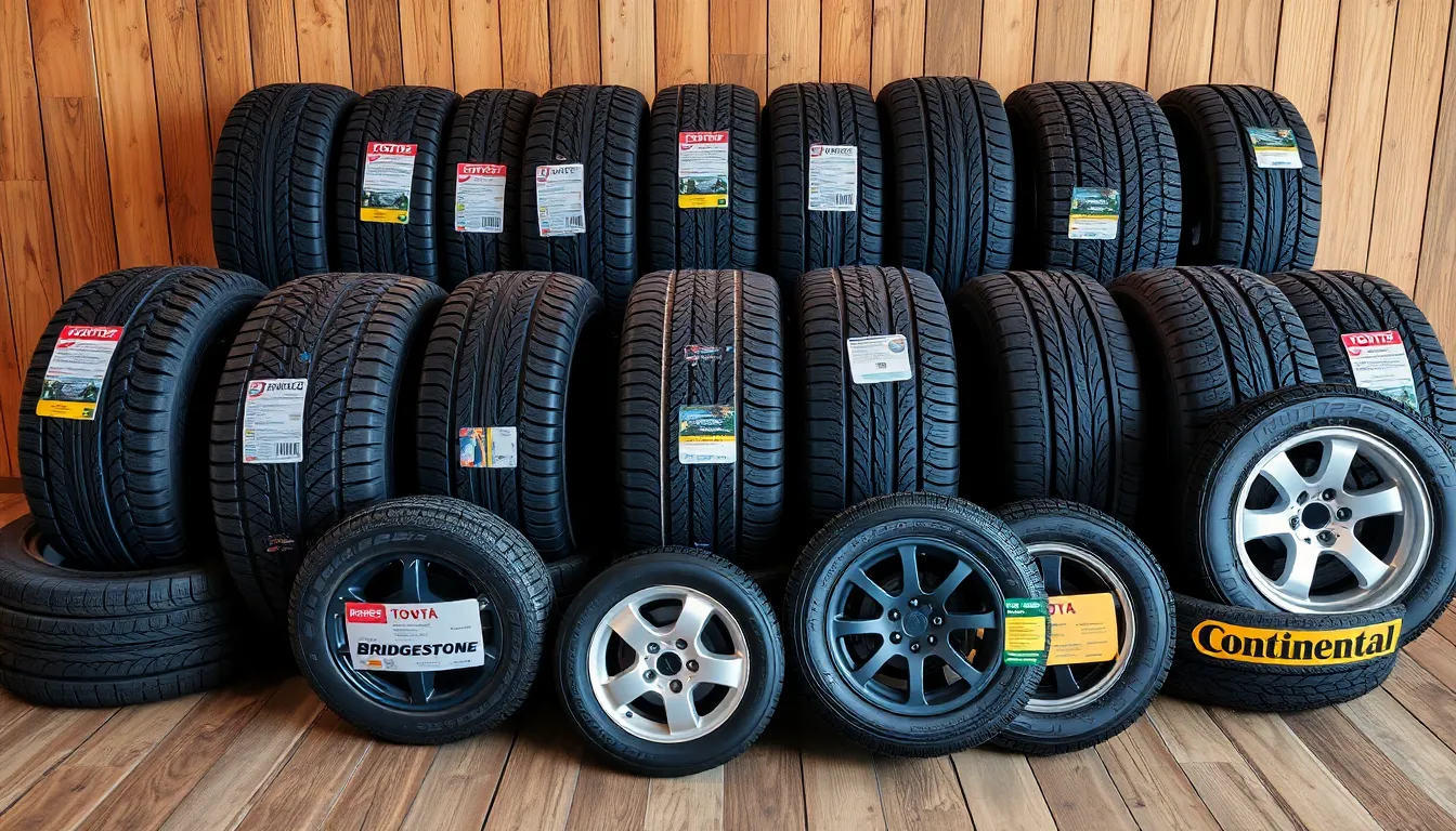 Toyota Sienna Van Tire Size Guide: Complete Chart for All Model Years 6 4 toyota sienna van tire size