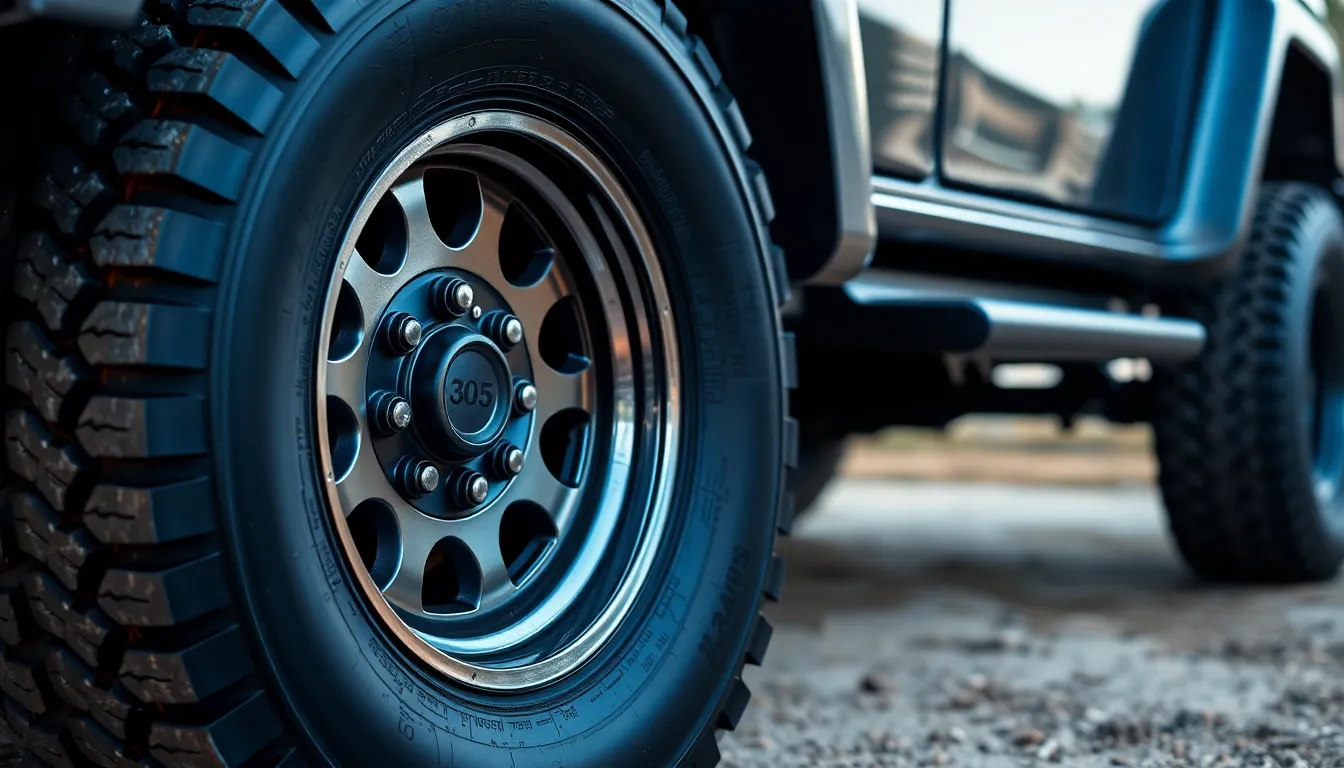 5 what size are 305 tires