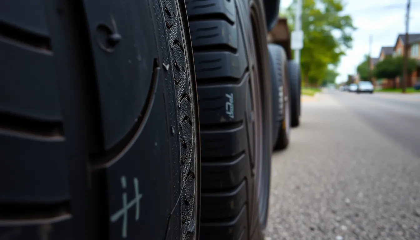 6 should new tires be in the front or back
