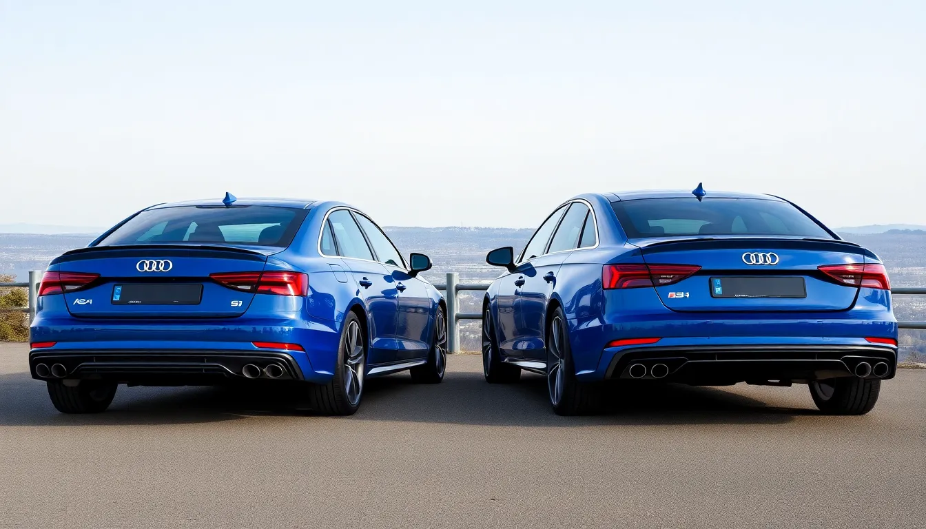 Audi A4 vs S4: Which Luxury Sedan Is Right for You in 2025? 2 audi a4 vs s4