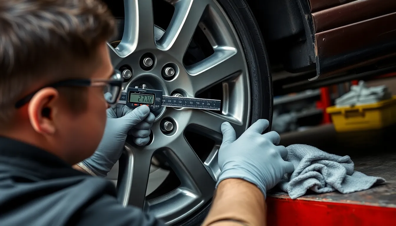 how to measure wheel lug pattern
