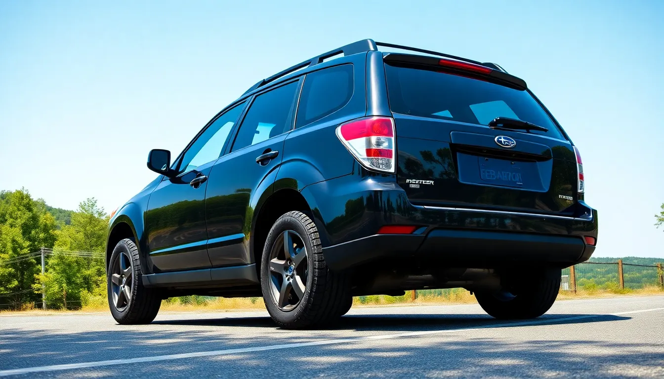 09 subaru forester tire size