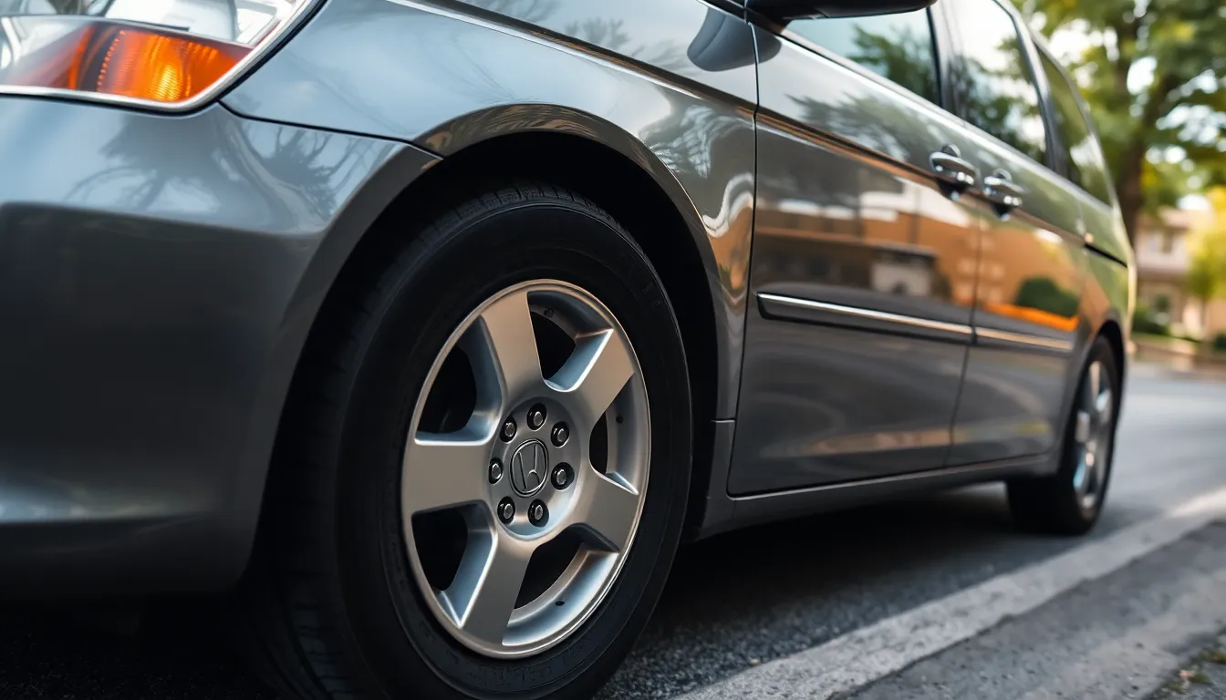 1 04 honda odyssey tire size