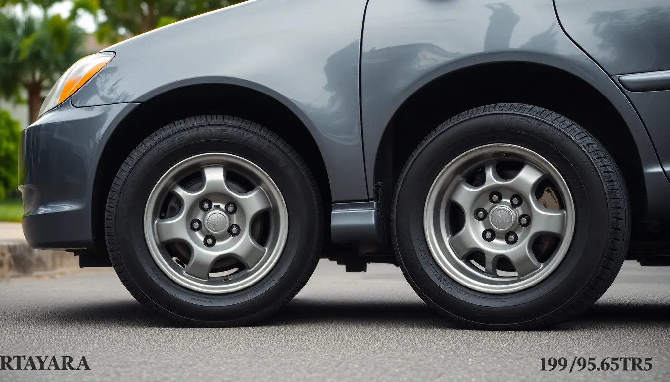 1 04 toyota corolla tire size