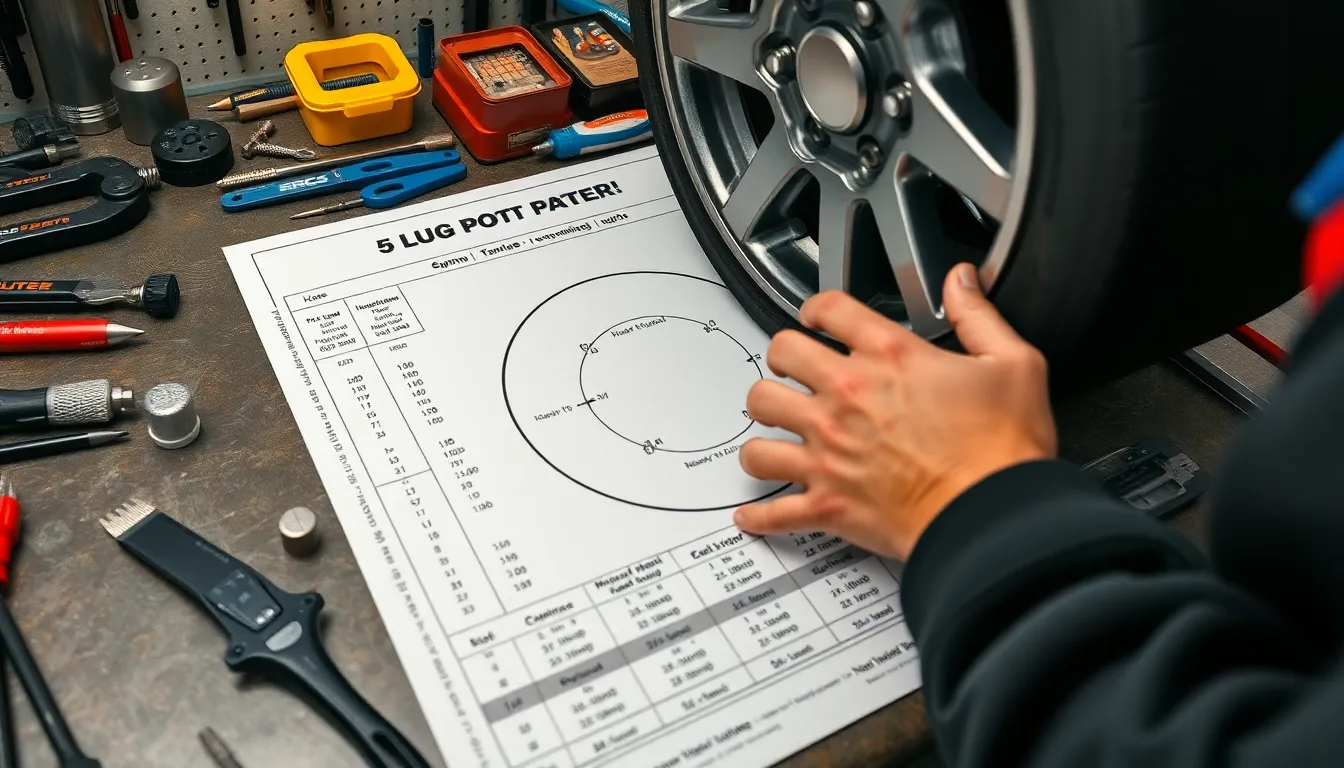 1 printable 5 lug bolt pattern chart