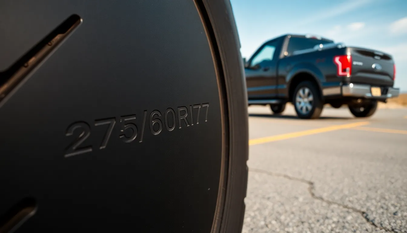 2001 ford f150 tire size
