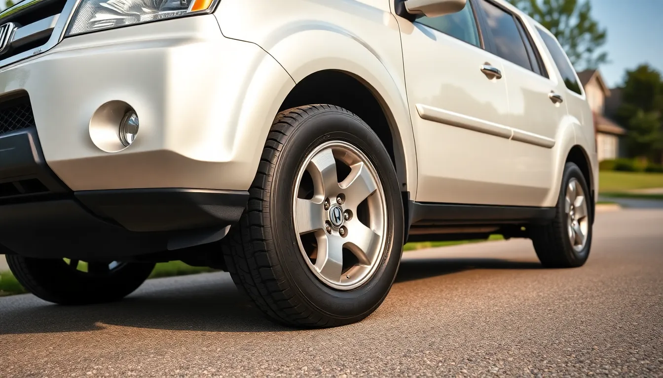 2 2009 honda pilot tire size