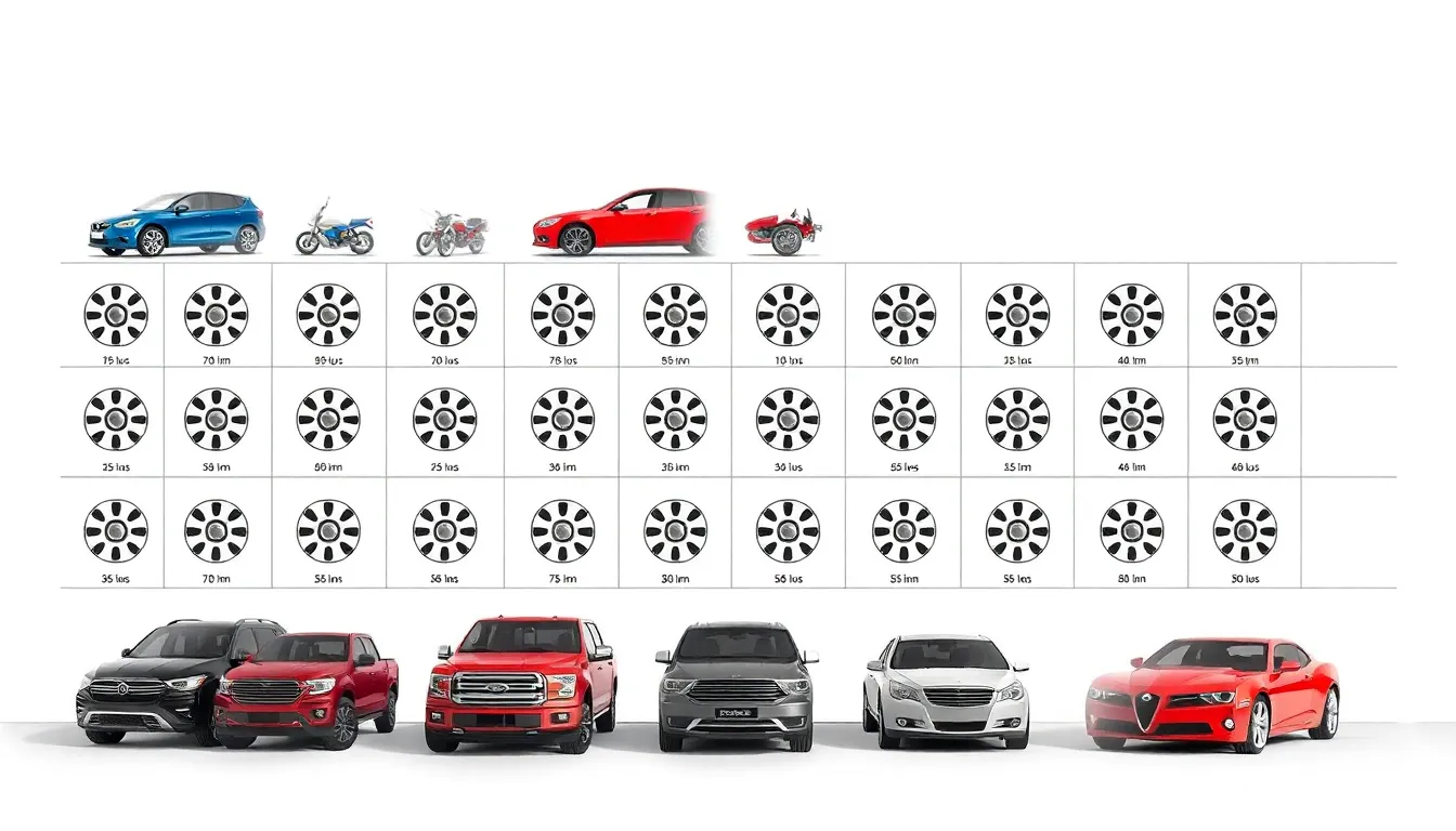 5 printable 5 lug bolt pattern chart
