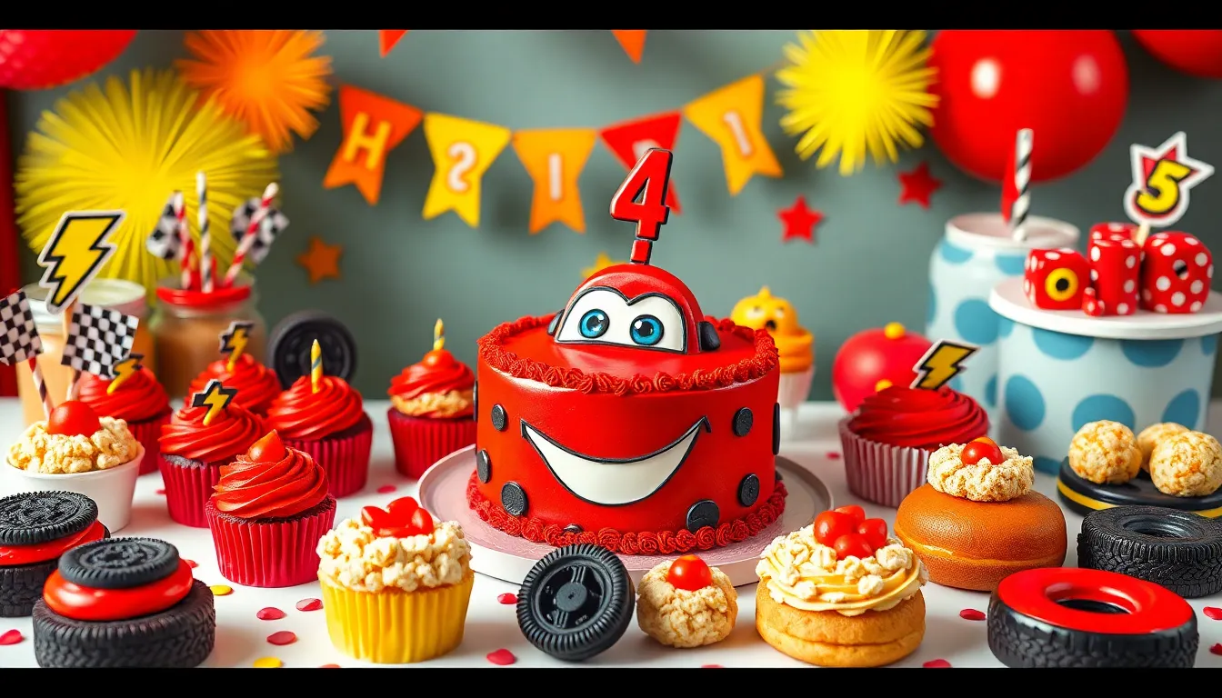 1 cars second birthday theme