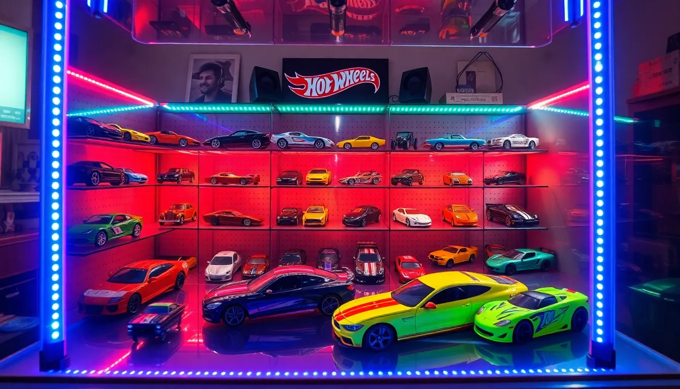1 hot wheels cars display